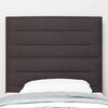 vidaXL Headboard with Headboard Dark Brown 100 cm Faux Leather