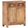 vidaXL Sideboard 65x30x75 cm Solid Rough Mango Wood