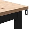 vidaXL Dining Table Natural 140 x 80 x 75 cm Solid Pine Wood
