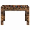 vidaXL Foosball Table Smoked Oak 125 x 60.5 x 80 cm Engineered Wood