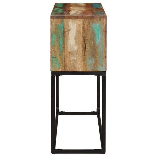 vidaXL Console Table 120x30x75 cm Solid Reclaimed Wood