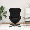 vidaXL Egg Chair Black 63 x 73 x 90 cm Velvet