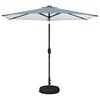 vidaXL Garden Parasol with LED Lights and Base 270 x 270 cm Polyester
