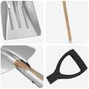 vidaXL Shovel Silver 29 x 122 cm Aluminum