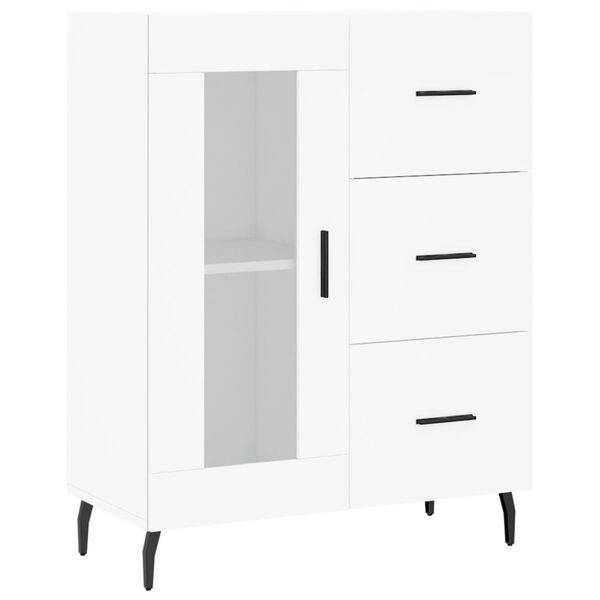 vidaXL Sideboard White 69.5x34x90 cm Engineered Wood
