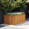 vidaXL Garden Raised Bed 196x100x69 cm Corten Steel