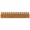 vidaXL Lawn Edgings 10 pcs Rusty 103 x 0.05 x 22 cm Weathering Steel