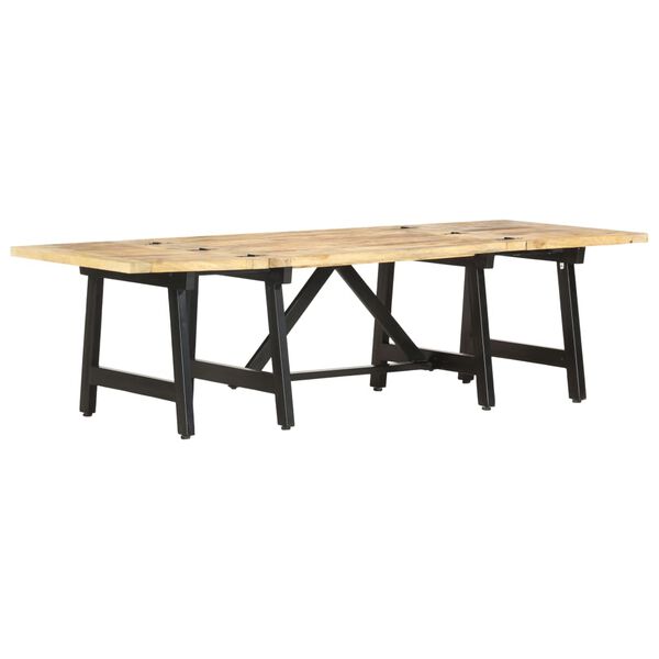 vidaXL Extendable Coffee Table 160x70x45 cm Solid Mango Wood