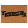 vidaXL Door Mat Natural 40x60 cm Tufted Coir