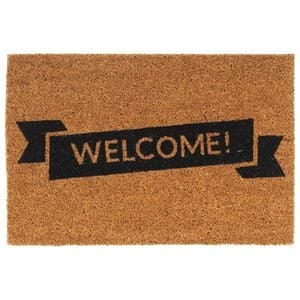 vidaXL Door Mat Natural 40x60 cm Tufted Coir