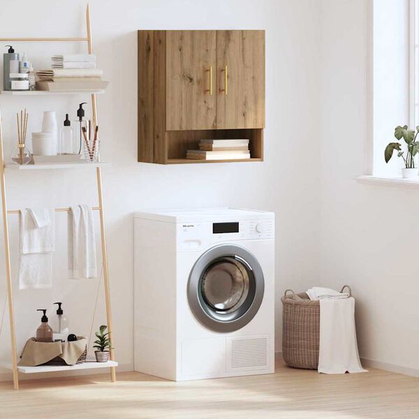 vidaXL Wall Cabinet Artisan oak 60 x 31 x 70 cm Engineered wood