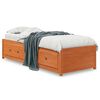 vidaXL Day Bed without Mattress Wax Brown 80x200 cm Solid Wood Pine