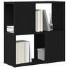vidaXL TV Cabinet Set Black 60 x 24 x 63 cm Engineered Wood