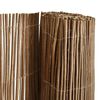 vidaXL Willow Fence Brown 140 x 500 cm
