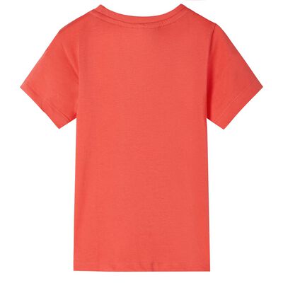 Kids' T-shirt with Short Sleeves Light Red 92