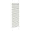vidaXL Pleated Blind Light Grey 50x150 cm Fabric Width 49.4 cm Polyester