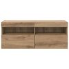 vidaXL TV Wall Cabinet Artisan Oak 100 x 30 x 40 cm Engineered Wood