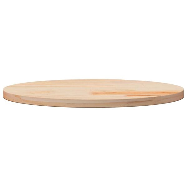 vidaXL Table Top &Oslash;50x2.5 cm Solid Wood Pine
