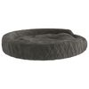 vidaXL Dog Bed Dark Grey 70x55x23 cm Plush