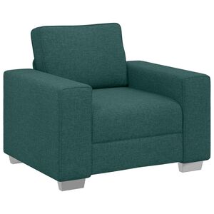 vidaXL Sofa Dark Green 100 x 77 x 82 cm Fabric