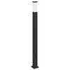 vidaXL Bollard Light with Outlet 110 cm Black IP44