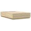 vidaXL Bed Frame without Mattress Sonoma Oak 150x200 cm King Size