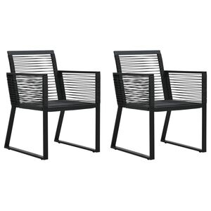 vidaXL Outdoor Chair | Set of 2 | Minimalistic | Garden Chairs | Rectangular