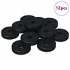 vidaXL suitable for Flat Washer 12 pcs Black 15 x 4 x 3 mm