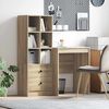 vidaXL Desk with Drawer 2 pcs Sonoma Oak