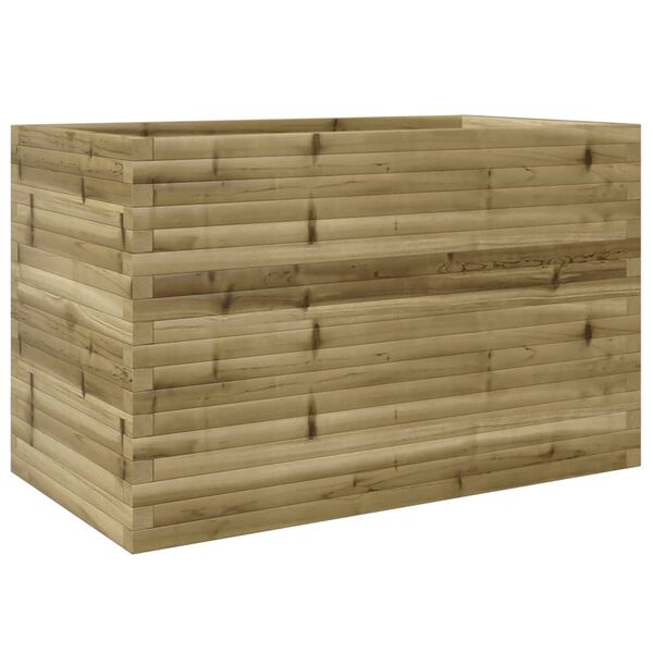 vidaXL Garden Planter 110x60x68.5 cm Impregnated Wood Pine