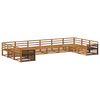 vidaXL Sofa Sets 10 pcs Solid Acacia Wood