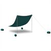 vidaXL Beach Canopy with Sand Anchors Green 214x236 cm