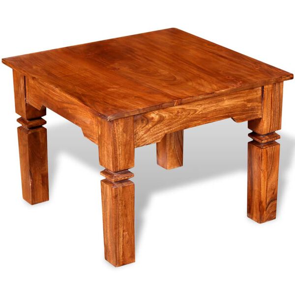 vidaXL Coffee Table Solid Wood 60x60x45 cm