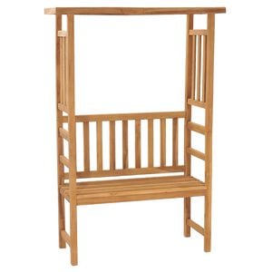 vidaXL Garden Bench | Teak | Fine sanded teak hardwood with a waterbase finish