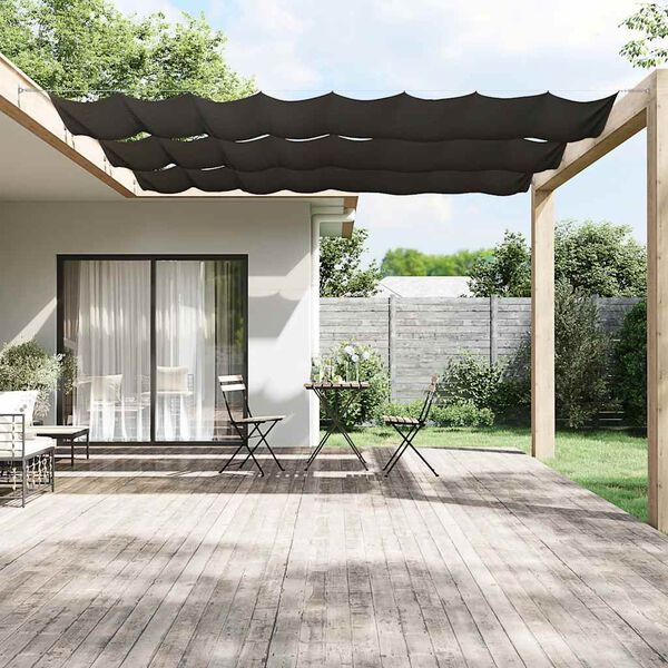 vidaXL Vertical Awning Anthracite 140x600 cm Oxford Fabric