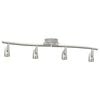 vidaXL Ceiling Spotlight Nickel 61 x 10 x 12.5 cm Metal