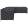 vidaXL Furniture Cover Black 355 x 275 x 80 cm 600D Oxford Fbric