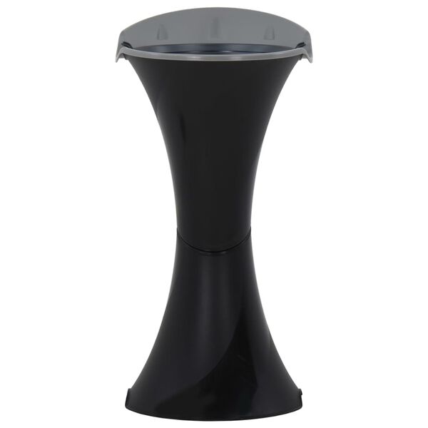 vidaXL Ashtray Stand Black 36x39x71 cm