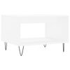 vidaXL Coffee Table White 60x50x40 cm Engineered Wood