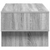 vidaXL Coffee Table Grey Sonoma 80 x 46 x 35 cm Engineered Wood