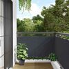 vidaXL Balcony Privacy Screen Anthracite 800x75 cm PVC