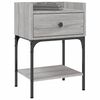 vidaXL Bedside Tables 2 pcs Grey Sonoma 40.5x31x60 cm Engineered Wood