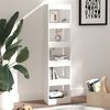 vidaXL Book Cabinet/Room Divider White 40x30x166 cm
