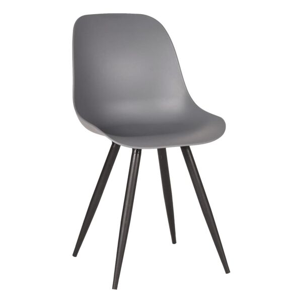 LABEL51 Dining Chairs 2 pcs Monza 46x54x88 cm Anthracite