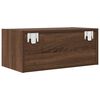 vidaXL TV Cabinets 2 pcs Brown Oak 60x31x25.5 cm Engineered Wood