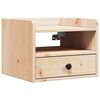 vidaXL Bedside Table 2 pcs Brown 38 x 36 x 29.5 cm Solid pine wood