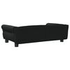 vidaXL Dog Bed Black 95x55x30 cm Faux Leather