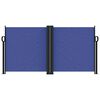 vidaXL Retractable Side Awning Blue 120x1200 cm
