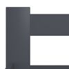 vidaXL Bed Frame without Mattress Dark Grey Solid Pine Wood 100x200 cm