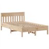 vidaXL Bed Frame without Mattress 135x190 cm Solid Wood Pine